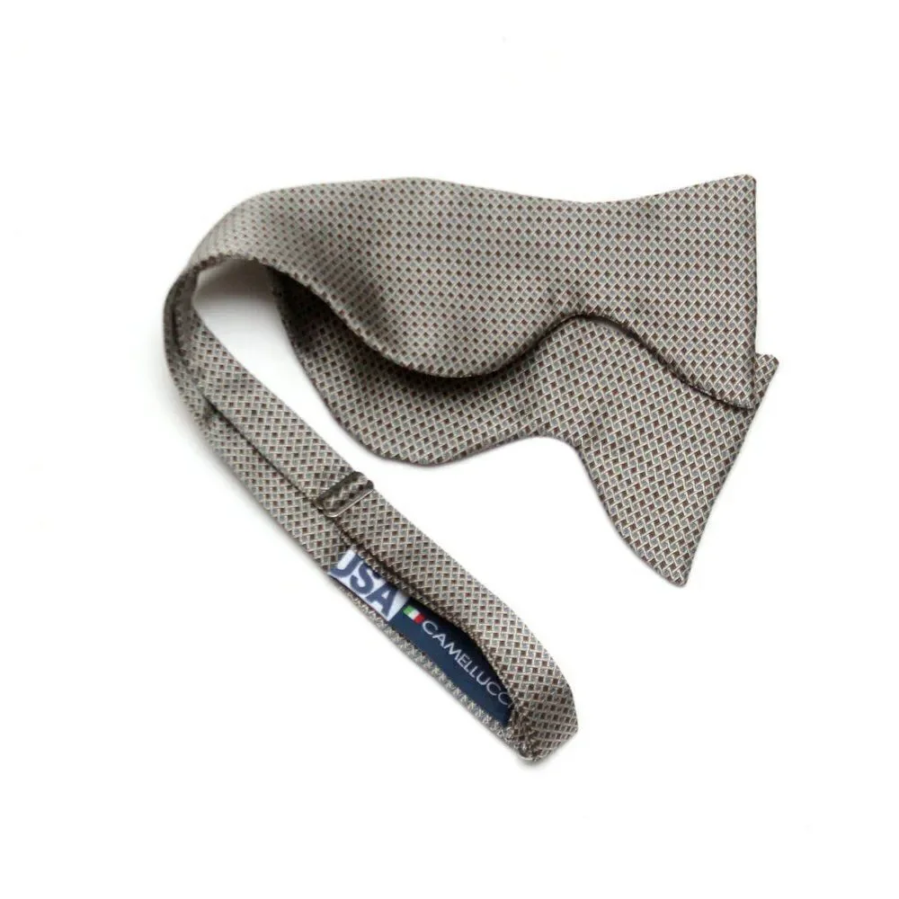 Men's Self‎ tied Bow Tie Big Butterfly Bow tie SR597 Small Ornament Brown Blue